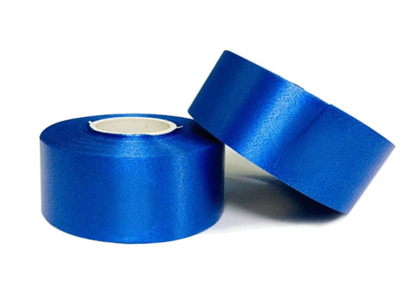 Blue Curling Ribbon