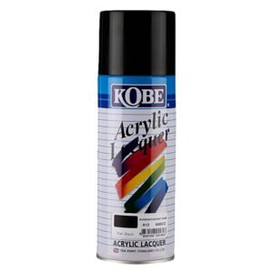 black_spray Black Acrylic Spray Paint Multi-Purpose Use