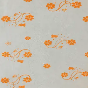 Orange Flower Cellophane