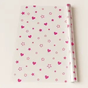 Pink Star Cellophane