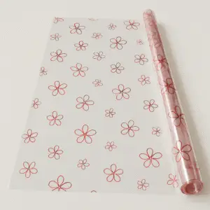 Red Flower Cellophane