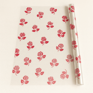 Red Rose Cellophane