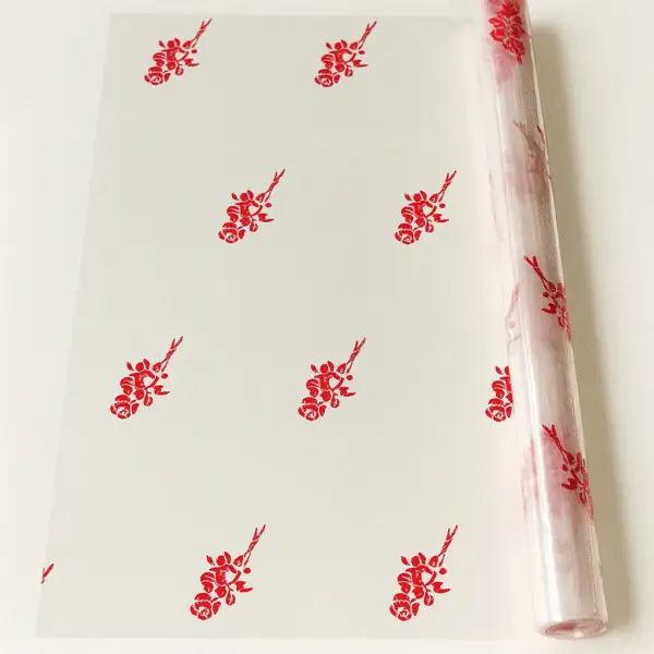 Red Rose Cellophane - 2