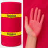 Red Net Kapra Plain Pink Net