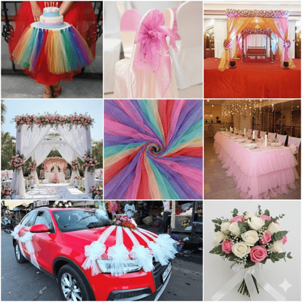 net_use2 Plain Pink Net