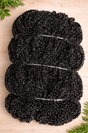 black_fur Coal Black Fur Wool