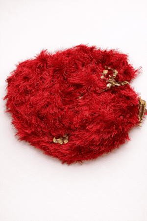 red_faux_fur_sparkle Red Eyelash Fur Reshom